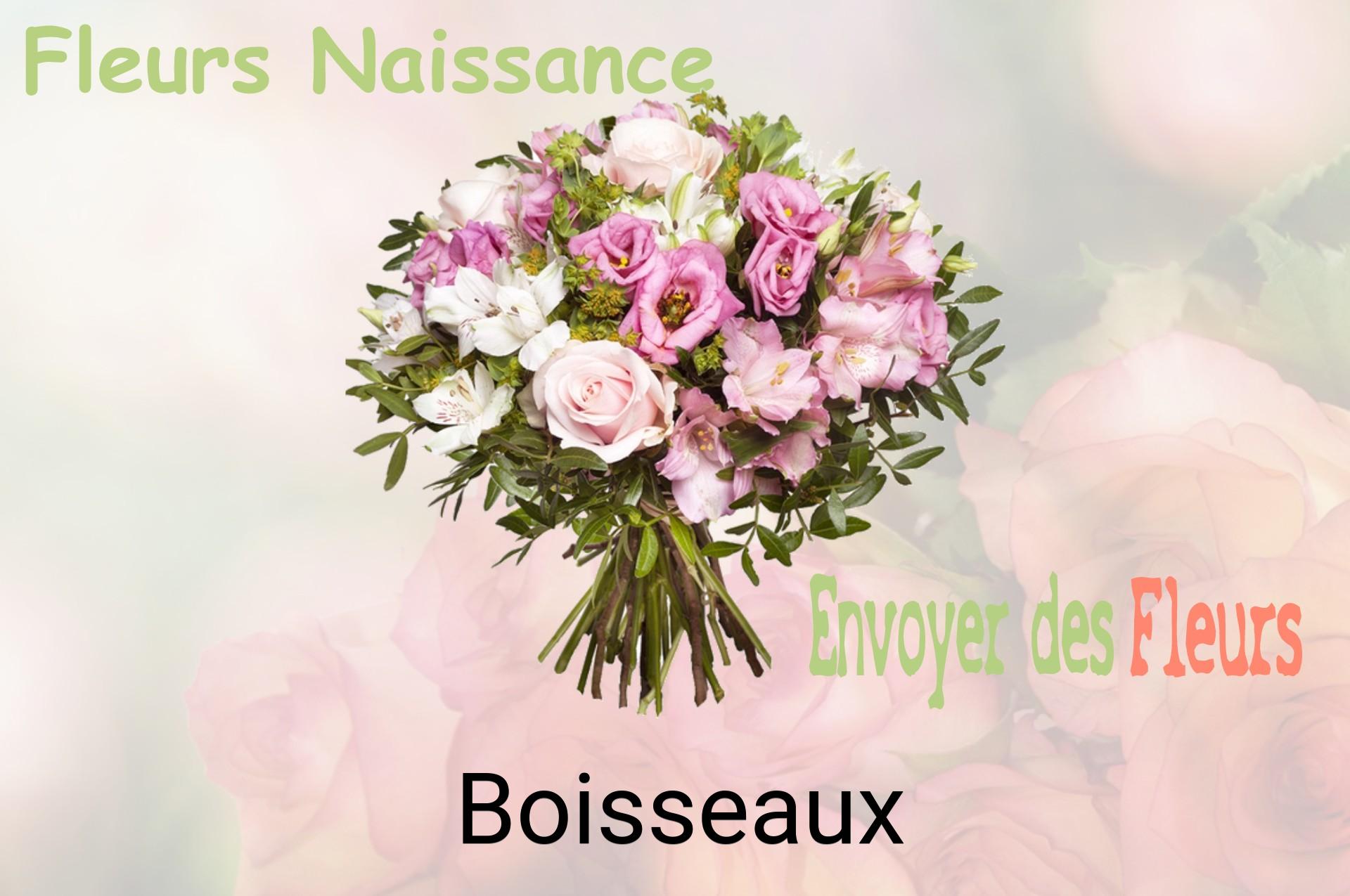 Bouquet de fleurs de naissance livré à Boisseaux